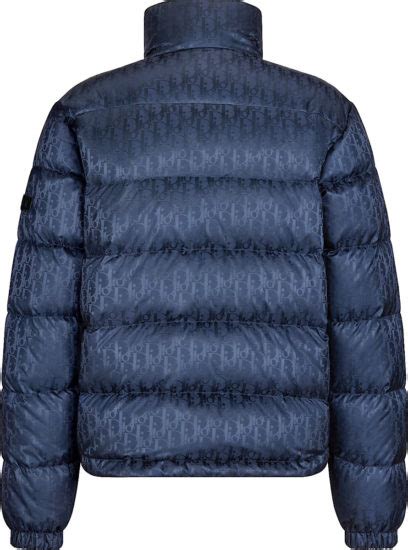 monogram dior jacket|Dior puffer jacket navy.